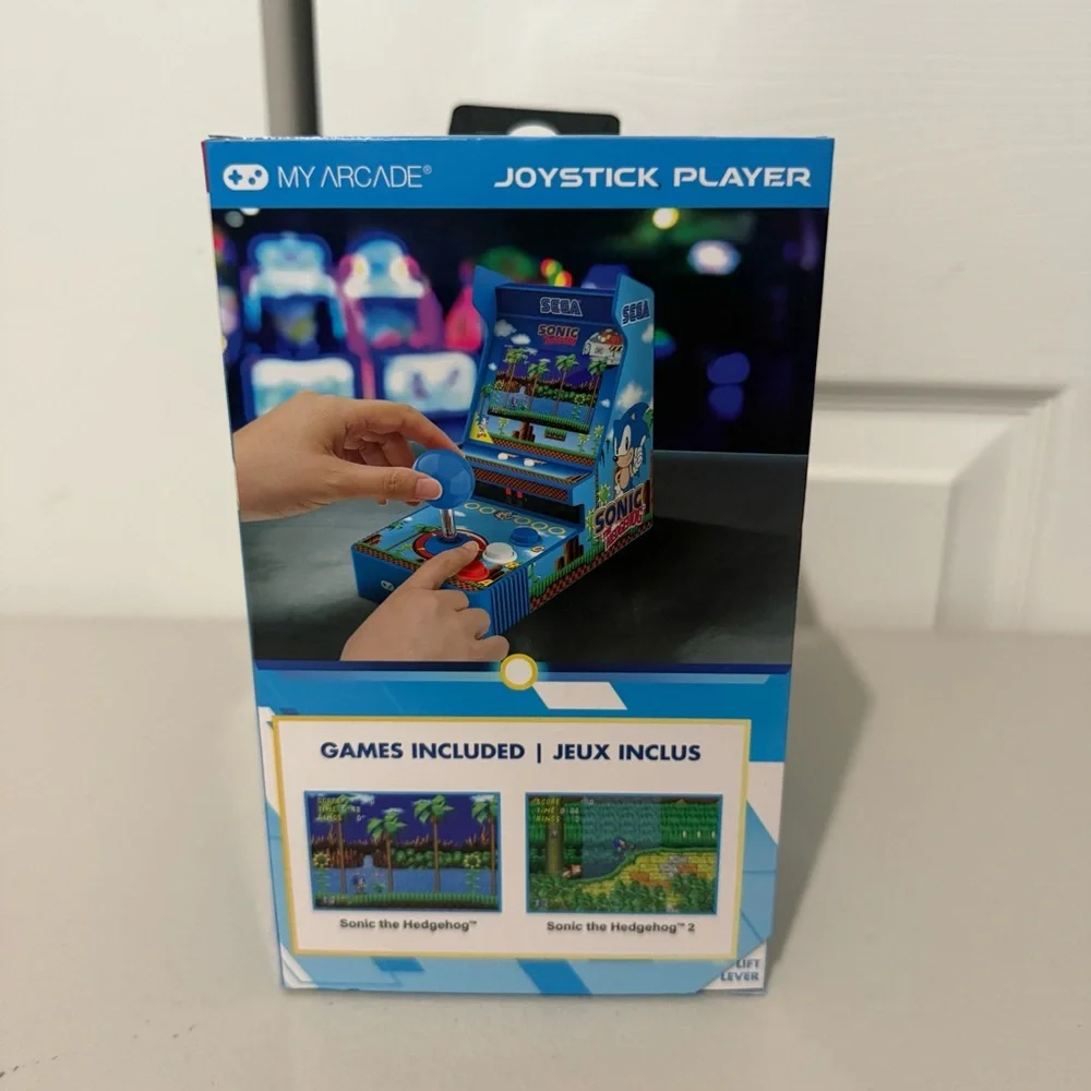 My Arcade Sonic The Hedgehog Joystick Player 2in1 Sega Classic Arcade 3.5